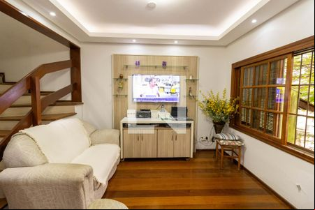 Sala de casa de condomínio à venda com 3 quartos, 190m² em Glória, Porto Alegre