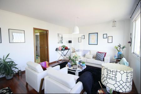 Sala de apartamento à venda com 3 quartos, 121m² em Indianópolis, São Paulo