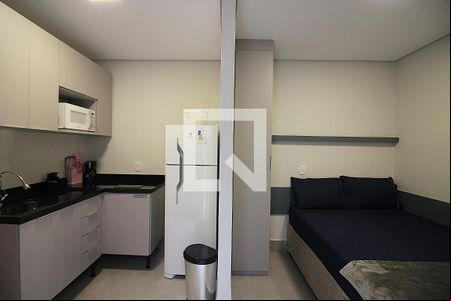 Sala/Quarto de kitnet/studio para alugar com 1 quarto, 20m² em Centro, São Bernardo do Campo