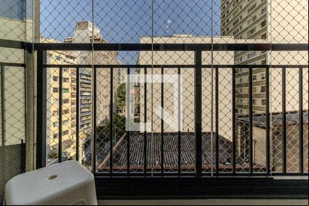 Varanda de apartamento à venda com 1 quarto, 28m² em República, São Paulo
