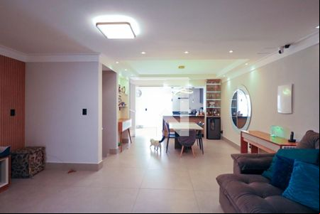 Sala de Estar de casa de condomínio à venda com 3 quartos, 161m² em Mauá, São Caetano do Sul