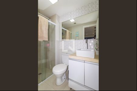 Banheiro de kitnet/studio à venda com 1 quarto, 36m² em Cambuci, São Paulo