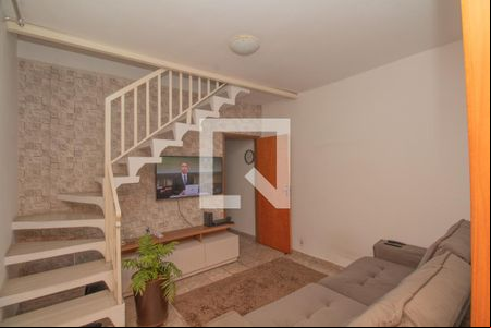 Sala de casa à venda com 3 quartos, 135m² em Vila Homero Thon, Santo André
