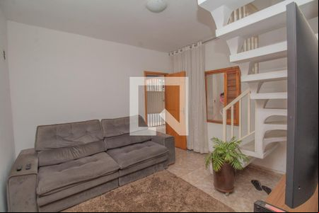 Sala de casa à venda com 3 quartos, 135m² em Vila Homero Thon, Santo André