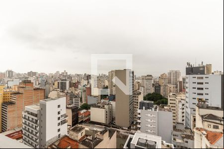 Vista da Varanda de kitnet/studio à venda com 1 quarto, 28m² em República, São Paulo