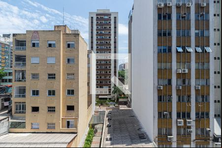Vista da Sala/Quarto de kitnet/studio à venda com 1 quarto, 24m² em Consolação, São Paulo