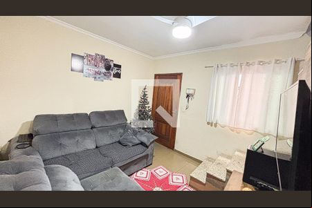Sala  de casa de condomínio à venda com 2 quartos, 90m² em Vila Humaita, Santo André