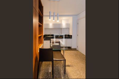 Sala/Cozinha de kitnet/studio à venda com 1 quarto, 29m² em Estoril, Belo Horizonte