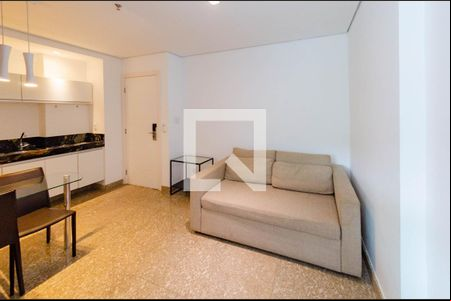 Sala/Cozinha de kitnet/studio à venda com 1 quarto, 29m² em Estoril, Belo Horizonte
