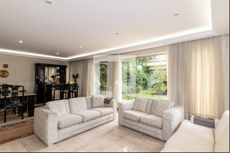 Sala de casa para alugar com 4 quartos, 450m² em Indianópolis, São Paulo
