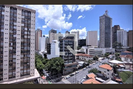 Detalhe Sala de apartamento à venda com 1 quarto, 40m² em Centro, Belo Horizonte