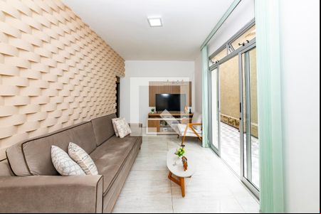 Sala 1 de apartamento à venda com 3 quartos, 120m² em Cidade Jardim, Belo Horizonte