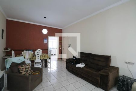 Sala de apartamento para alugar com 3 quartos, 100m² em Jardim Tres Marias, Guarujá
