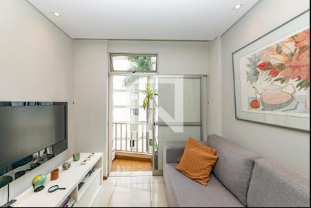 Sala de apartamento à venda com 3 quartos, 80m² em Cidade Jardim, Belo Horizonte