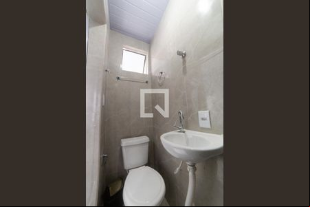 Banheiro de kitnet/studio à venda com 1 quarto, 16m² em Santa Cruz, Belo Horizonte