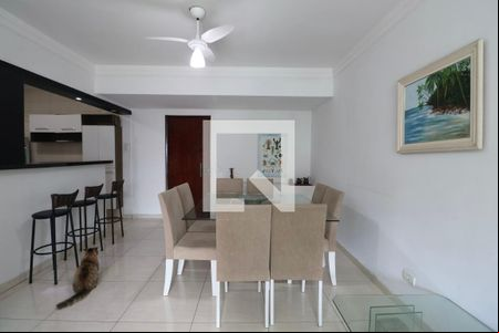 Sala de apartamento para alugar com 3 quartos, 100m² em Jardim Tres Marias, Guarujá