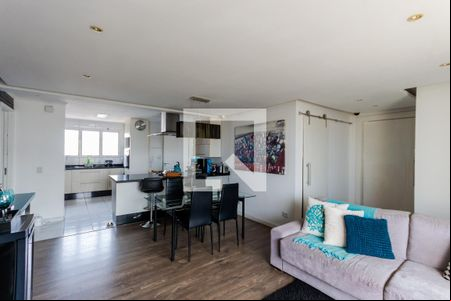 Sala de apartamento para alugar com 3 quartos, 132m² em Campestre, Santo André