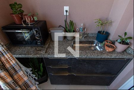 Varanda Sala de apartamento para alugar com 2 quartos, 61m² em Vila Rica, Sorocaba