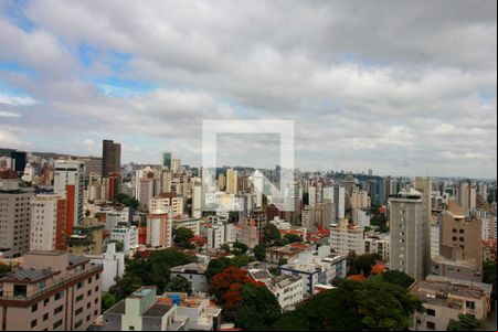 Vista da Sala de apartamento à venda com 4 quartos, 120m² em Serra, Belo Horizonte