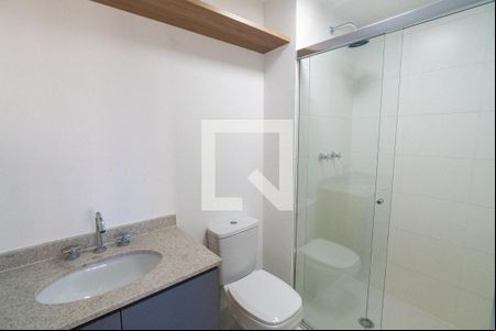 Banheiro da Suíte de kitnet/studio à venda com 1 quarto, 29m² em Jardim Prudência, São Paulo
