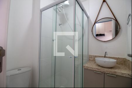 Banheiro de kitnet/studio à venda com 1 quarto, 16m² em Jardim Aeroporto, São Paulo