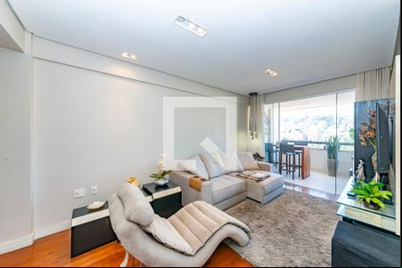 Sala de apartamento à venda com 3 quartos, 100m² em São Bento, Belo Horizonte