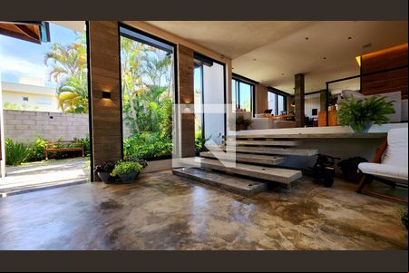 Sala de casa de condomínio para alugar com 4 quartos, 500m² em Medeiros, Jundiaí