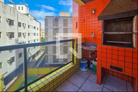 Varanda da Sala de apartamento para alugar com 2 quartos, 72m² em Loteamento Joao Batista Juliao, Guarujá