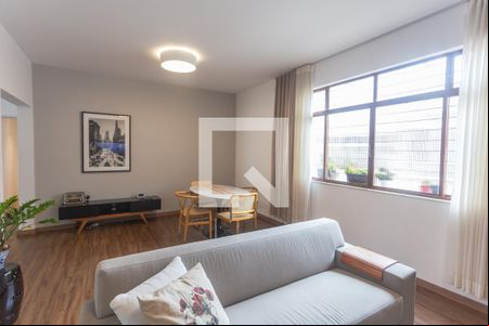 Sala de apartamento à venda com 4 quartos, 165m² em Santo Agostinho, Belo Horizonte