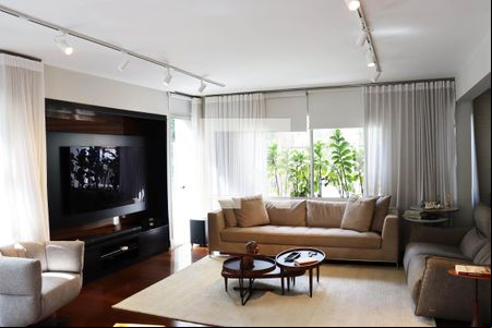 Sala de apartamento à venda com 3 quartos, 210m² em Indianópolis, São Paulo