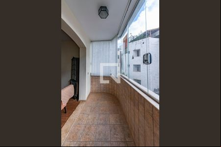 Varanda da Sala 1 de apartamento à venda com 4 quartos, 170m² em Santa Lúcia, Belo Horizonte