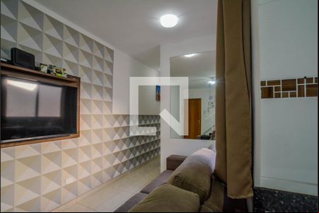 Sala de apartamento à venda com 2 quartos, 106m² em Parque Bandeirante, Santo André