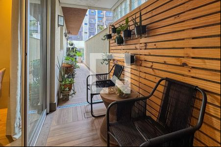 Varanda de apartamento à venda com 2 quartos, 73m² em Lourdes, Belo Horizonte