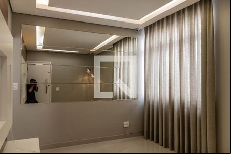 Sala de apartamento à venda com 3 quartos, 90m² em Cidade Jardim, Belo Horizonte
