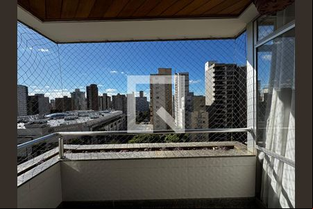 Varanda de apartamento à venda com 3 quartos, 89m² em Lourdes, Belo Horizonte