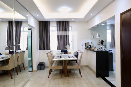 Sala de apartamento à venda com 2 quartos, 55m² em Cidade Nova, Belo Horizonte