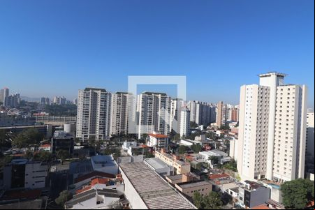 Vista da Sala de apartamento à venda com 2 quartos, 77m² em Jardim Bela Vista, Santo André