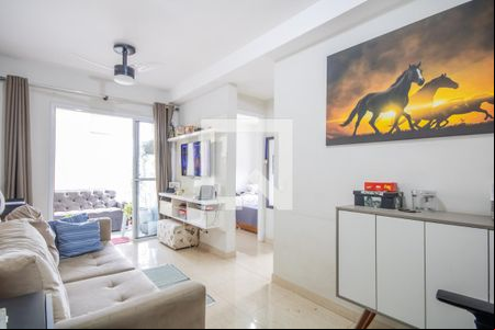 Sala de apartamento para alugar com 2 quartos, 55m² em Jardim das Flores, Osasco