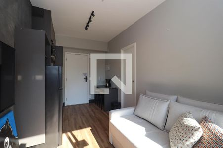 Sala/Cozinha de kitnet/studio à venda com 1 quarto, 28m² em Vila Madalena, São Paulo
