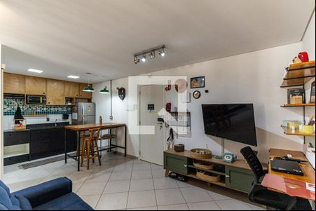Sala de apartamento à venda com 1 quarto, 38m² em República, São Paulo