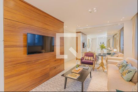 Sala de apartamento para alugar com 2 quartos, 80m² em Cerqueira César, São Paulo