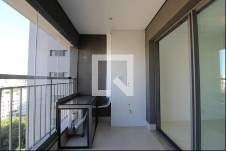 Varanda de kitnet/studio à venda com 1 quarto, 27m² em Indianópolis, São Paulo