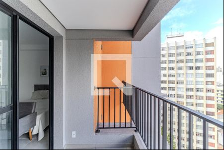 Varanda de kitnet/studio à venda com 1 quarto, 25m² em Vila Buarque, São Paulo