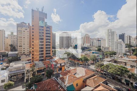 Vista da Varanda de kitnet/studio à venda com 1 quarto, 39m² em Pinheiros, São Paulo