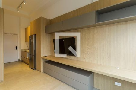 Sala/Quarto de kitnet/studio para alugar com 1 quarto, 26m² em Indianópolis, São Paulo