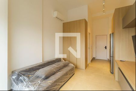 Sala/Quarto de kitnet/studio para alugar com 1 quarto, 26m² em Indianópolis, São Paulo