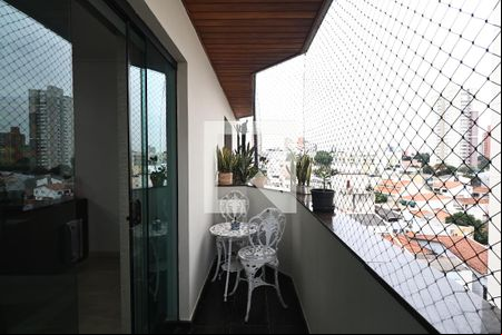 Sacada de apartamento à venda com 4 quartos, 154m² em Jardim Bela Vista, Santo André