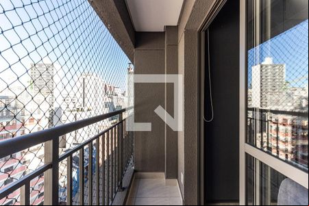 Varanda do Studio de kitnet/studio à venda com 1 quarto, 21m² em República, São Paulo