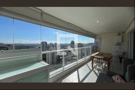 Varanda de kitnet/studio à venda com 1 quarto, 57m² em Pinheiros, São Paulo