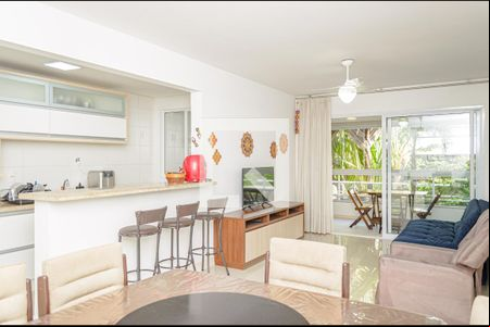 Sala de apartamento para alugar com 3 quartos, 98m² em Campeche, Florianópolis